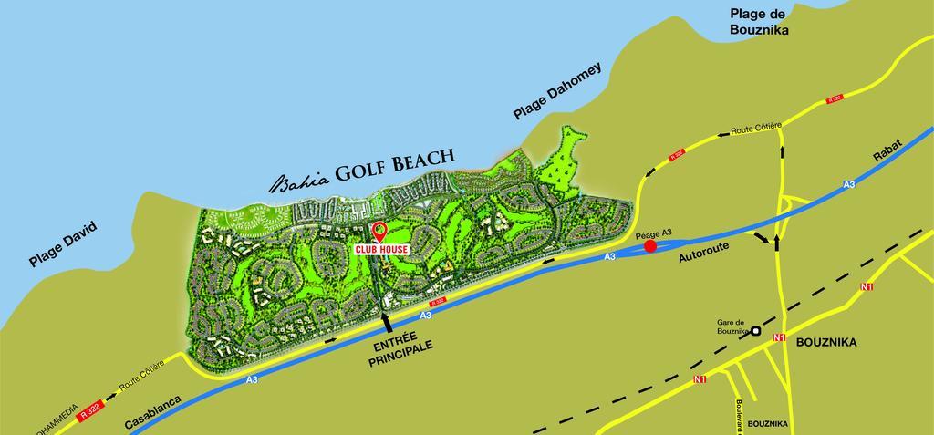 Bahia Golf Beach Bouznika Appart Exteriör bild